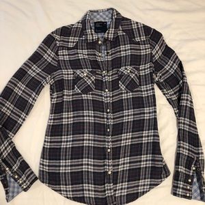 American Eagle plaid flannel shirt
